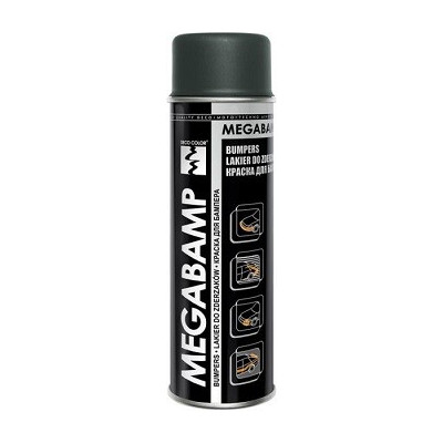 DECO COLOR MEGABAMP 500 ML - AKRYLÁTOVÝ LAK NA PLASTOVÉ NÁRAZNÍKY ŠEDÝ