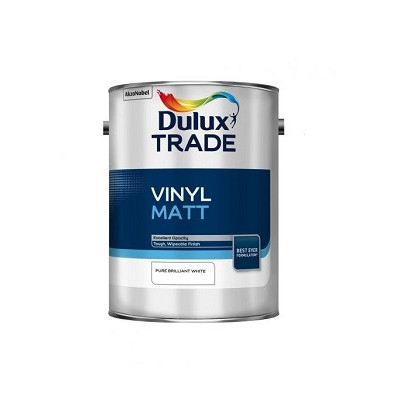 DULUX TRADE VINYL MATT PURE BRILLANT WHITE 5 L