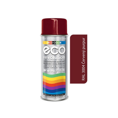 DECO COLOR ECO REVOLUTION 400 ML RAL 3004 ČERVENÝ PURPUROVÝ
