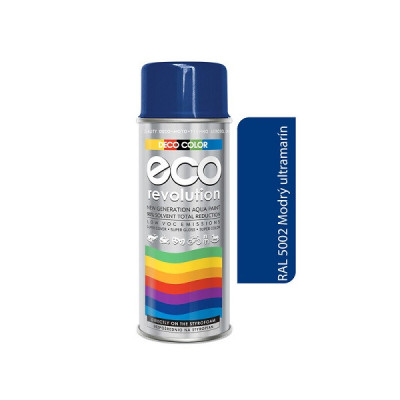 DECO COLOR ECO REVOLUTION 400 ML RAL 5002 MODRÝ ULTRA MARÍNOVÝL