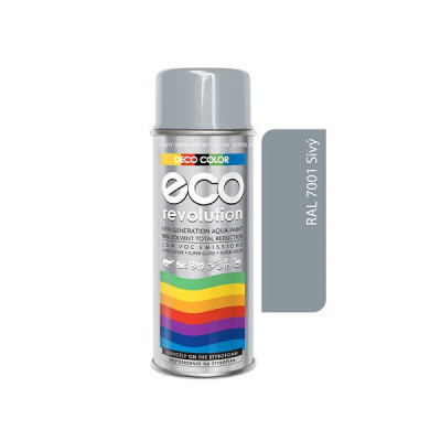 DECO COLOR ECO REVOLUTION 400 ML RAL 7001 SIVÝ