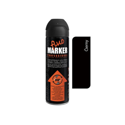 DECO COLOR ZNAČKOVACÍ SPREJ FLUOMARKER ČIERNY 500 ML