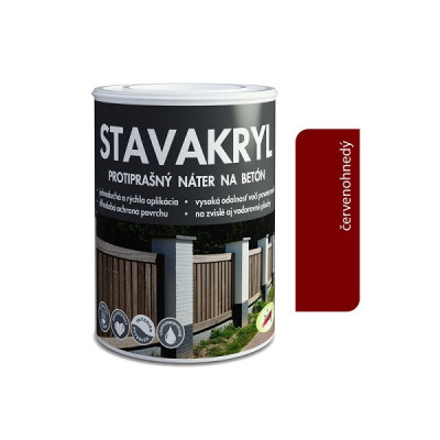 PAM STAVAKRYL 15 KG ČERVENOHNEDÁ