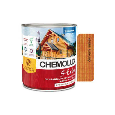 CHEMOLAK CHEMOLUX S EXTRA ČERVENÝ SMREK 0,75 L