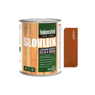 SLOVLAK SLOVLUX TENKOVRSTVÁ LAZÚRA 2,5 L GAŠTAN