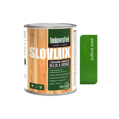 SLOVLAK SLOVLUX TENKOVRSTVÁ LAZÚRA 2,5 L JEDĽOVÁ ZELEŇ