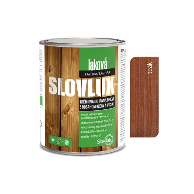 SLOVLAK SLOVLUX LAKOVÁ LAZÚRA TEAK 0,7 L