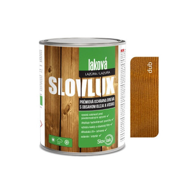 SLOVLAK SLOVLUX LAKOVÁ LAZÚRA DUB 0,7 L