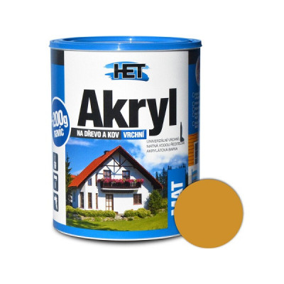 HET AKRYL MAT 0670 OKER 0,7+0,2 KG