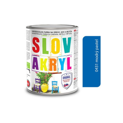 SLOVLAK SLOVAKRYL 0431MODRÝ PASTEL 0,75 KG