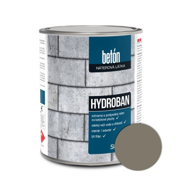 SLOVLAK HYDROBAN FARBA NA BETÓN 0111 ŠEDÁ 2,5 KG