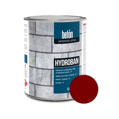 SLOVLAK HYDROBAN FARBA NA BETÓN ČERVENOHNEDÁ  0840 2,5 KG