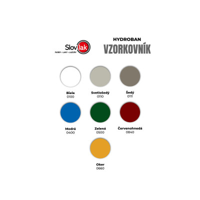 SLOVLAK HYDROBAN FARBA NA BETÓN ČERVENOHNEDÁ  0840 2,5 KG
