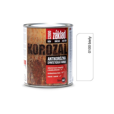 SLOVLAK KOROZAL S2000 1KG BIELA