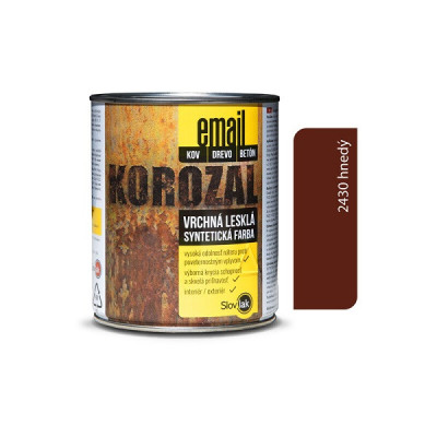 SLOVLAK KOROZAL EMAIL 2430 HNEDÝ 3 KG