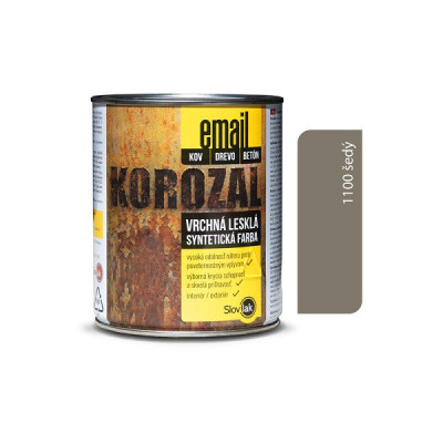 SLOVLAK KOROZAL EMAIL 1100 ŠEDÝ 3 KG