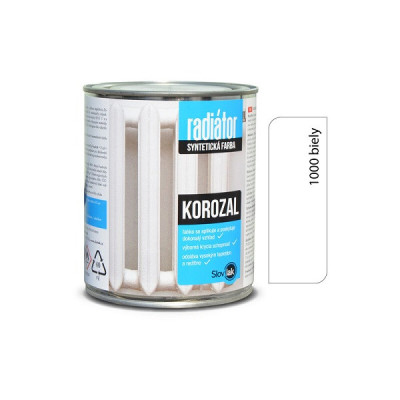 SLOVLAK KOROZAL RADIÁTOR 1000 BIELY 0,75 KG