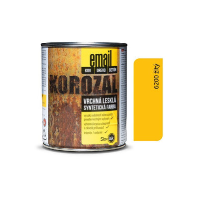 SLOVLAK KOROZAL EMAIL 6200 ŽLTÝ 3 KG