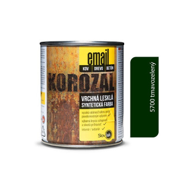 SLOVLAK KOROZAL EMAIL 5700 TMAVOZELENÝ 3 KG