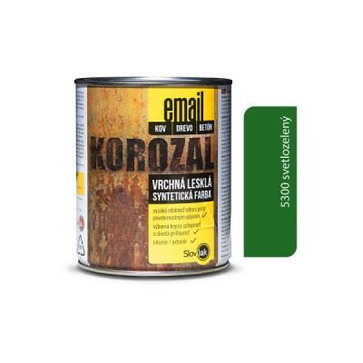 SLOVLAK KOROZAL EMAIL 5300 SVETLOZELENÝ 0,75 KG