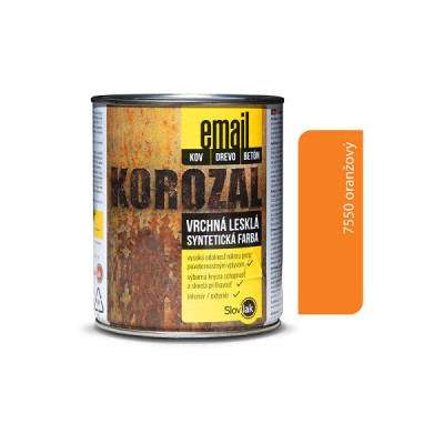 SLOVLAK KOROZAL EMAIL 7550 ORANŽOVÝ 3 KG