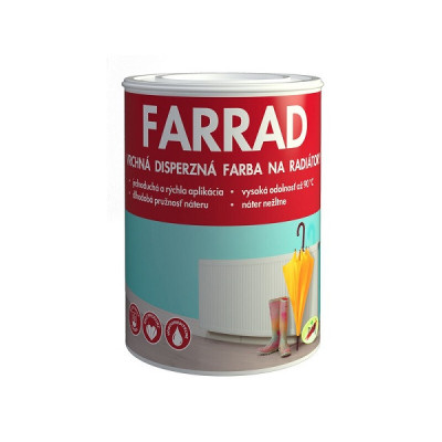 PAM FARRAD 0,7 KG FARBA NA RADIÁTOR BIELA