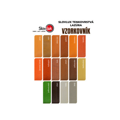 SLOVLAK SLOVLUX TENKOVRSTVÁ LAZÚRA JEDĽOVÁ ZELEŇ 0,7 L