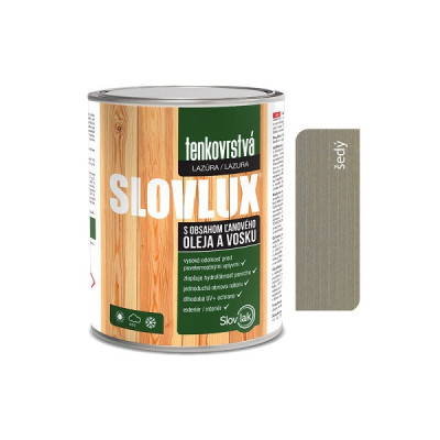 SLOVLAK SLOVLUX TENKOVRSTVÁ LAZÚRA ŠEDÁ 0,7 L