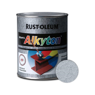 RUST-OLEUM ALKYTON KLADIVKOVÁ FARBA STIREBROŠEDÁ 1000 ML