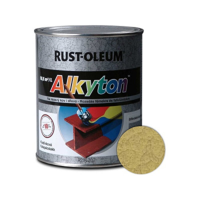 RUST-OLEUM ALKYTON KLADIVKOVÁ FARBA ZLATÁ 750 ML