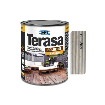 HET SOLDECOL TERASA ST54 ŠEDÝ - 0,75 L