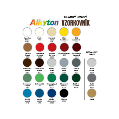 RUST-OLEUM ALKYTON R8017 LESKLÁ HNEDÁ TMAVÁ 2,5 L