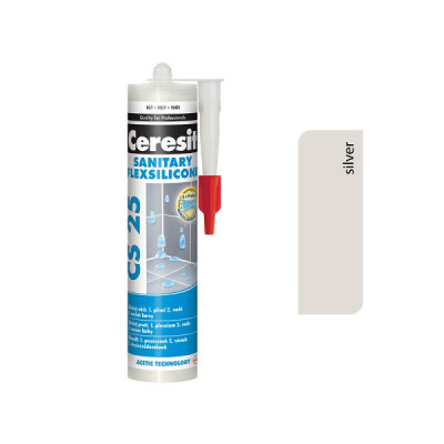 CERESIT CS25 SANITÁRNY SILIKÓN SILVER 280 ML