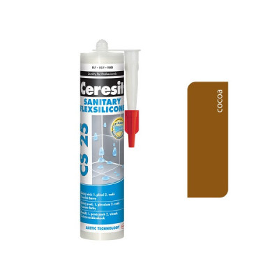 CERESIT CS25 SANITÁRNY SILIKÓN COCOA 280 ML