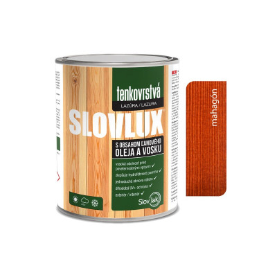 SLOVLAK SLOVLUX TENKOVRSTVÁ LAZÚRA MAHAGÓN  10 L