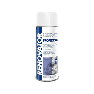 DECO COLOR RENOVÁTOR AGD AKRYLOVÝ NÁTER NA PRÁČKY A CHLADNIČKY RAL 9016 BIELY 400 ML