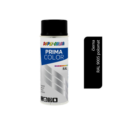 SPRAY DC PRIMA RAL 9005 POLOMAT ČIERNY 400 ML