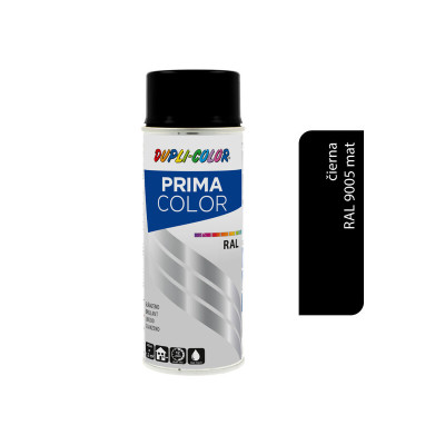 SPRAY DC PRIMA RAL 9005 MAT ČIERNA 500 ML