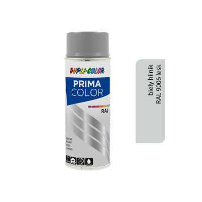 SPRAY DC PRIMA RAL 9006 LESK BIELA HLINÍK 500 ML