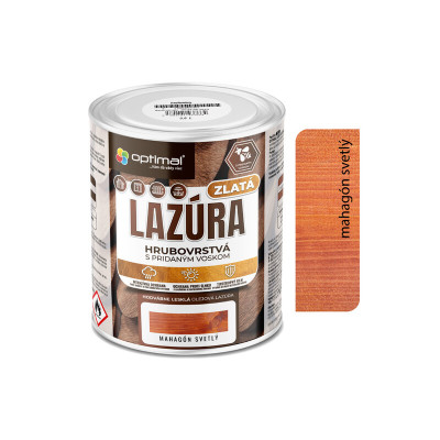 OPTIMAL HRUBOVRSTVÁ LAZÚRA MAHAGÓN SVETLÝ 2,25 L