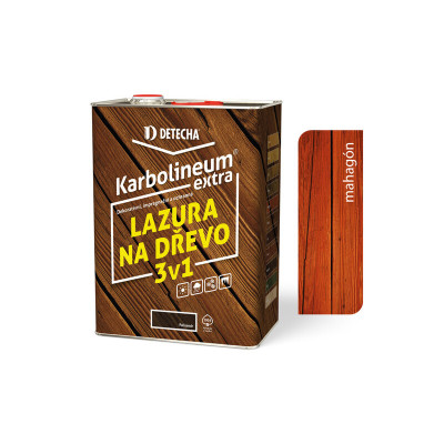 KARBOLINEUM EXTRA MAHAGÓN LAZÚRA 3V1 8 KG