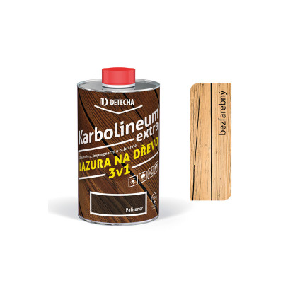 KARBOLINEUM EXTRA BEZFAREBNÝ LAZÚRA 3V1 0,7 KG