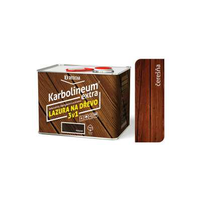 KARBOLINEUM EXTRA ČEREŠŇA LAZÚRA 3V1 3,5 KG