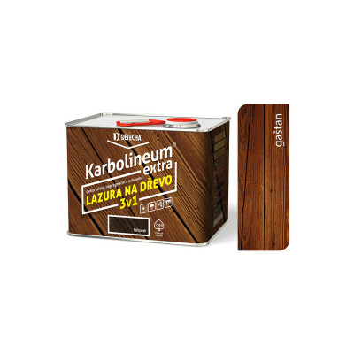 KARBOLINEUM EXTRA GAŠTAN LAZÚRA 3V1 3,5 KG
