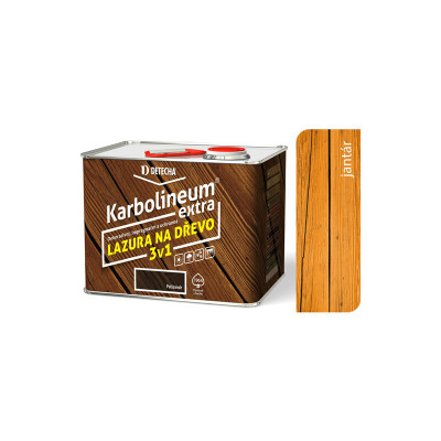 KARBOLINEUM EXTRA JANTÁR LAZÚRA 3V1 3,5 KG