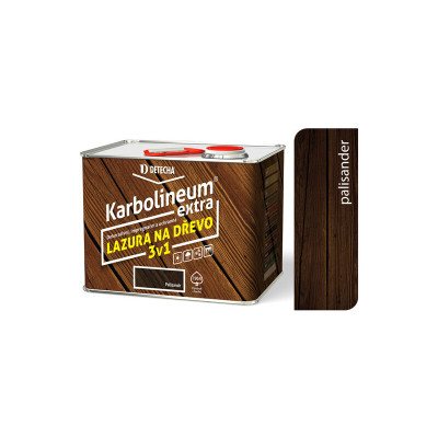 KARBOLINEUM EXTRA PALISANDER LAZÚRA 3V1 3,5 KG