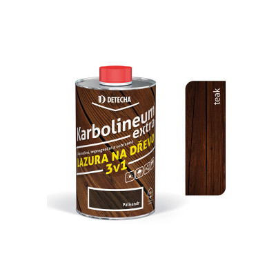 KARBOLINEUM EXTRA TEAK LAZÚRA 3V1 0,7 KG