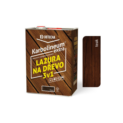 KARBOLINEUM EXTRA TEAK LAZÚRA 3V1 8 KG