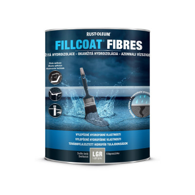 RUST-OLEUM FILLCOAT HYDROIZOLAČNÝ NÁTER TMAVÁ ŠEDÁ 1 L