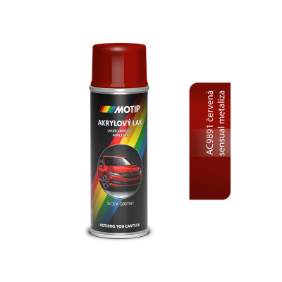AUTOEMAIL 9891 ČERVENÁ SENSUAL METALÍZA 200 ML